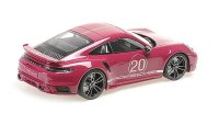 PORSCHE 911 (992) TURBO S COUPE SPORT DESIGN - 2021 - ROUGE