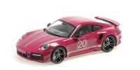 PORSCHE 911 (992) TURBO S COUPE SPORT DESIGN - 2021 - ROUGE