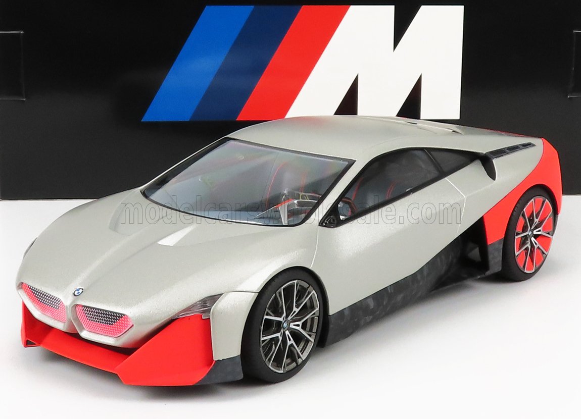 BMW - VISIE M NEXT 2019 - MAT ZILVER ROOD FLUO