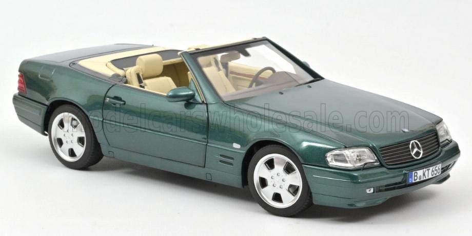 MERCEDES SL-CLASS SL500 1999 - GROEN MET