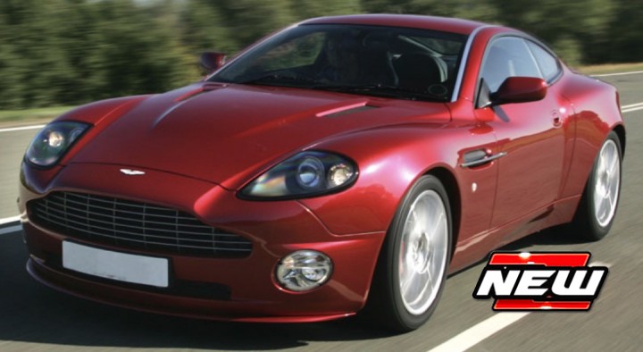 Aston Martin V12 VANQUISH 2005 rood metalic