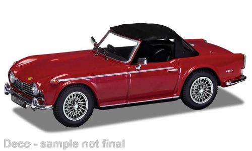 Triumph TR5, rood, RHD