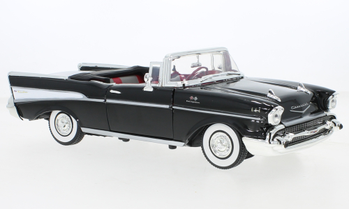 Chevrolet Bel Air Convertible, schwarz/weiss, Jame