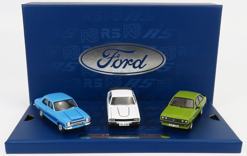 FORD  -  BOX SET 3X 1970s FORD RS COLLECTION - ESC