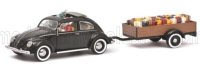 VOLKSWAGEN - BEETLE CABRIOLET 1972 WITH FIGURES - CHRISTMAS EDITION 2022 - CON BABBO NATALE - WITH FIGURE SANTA CLAUS