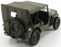 JEEP - WILLYS 1/4 MB USA ARMY SOFT-TOP CLOSED 1945 - MILITARY GREEN