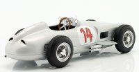 MERCEDES BENZ - F1 W196 N 14 2nd BELGIUM GP 1955 STIRLING MOSS - ZILVER