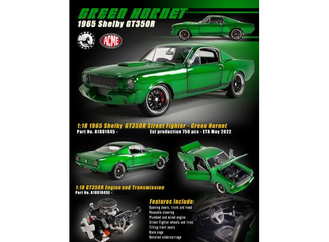 FORD SHELBY GT350R GREEN HORNET - 1965