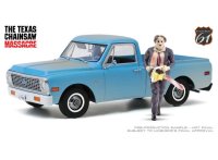 Chevrolet C-10 with Leatherface Figure *the Texas Chainsaw Massacre *, blauw