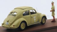 VOLKSWAGEN - BEETLE MAGGIOLINO AFRICA KORPS 1941 - WITH ROMMEL FIGURE - MILITARY SAND