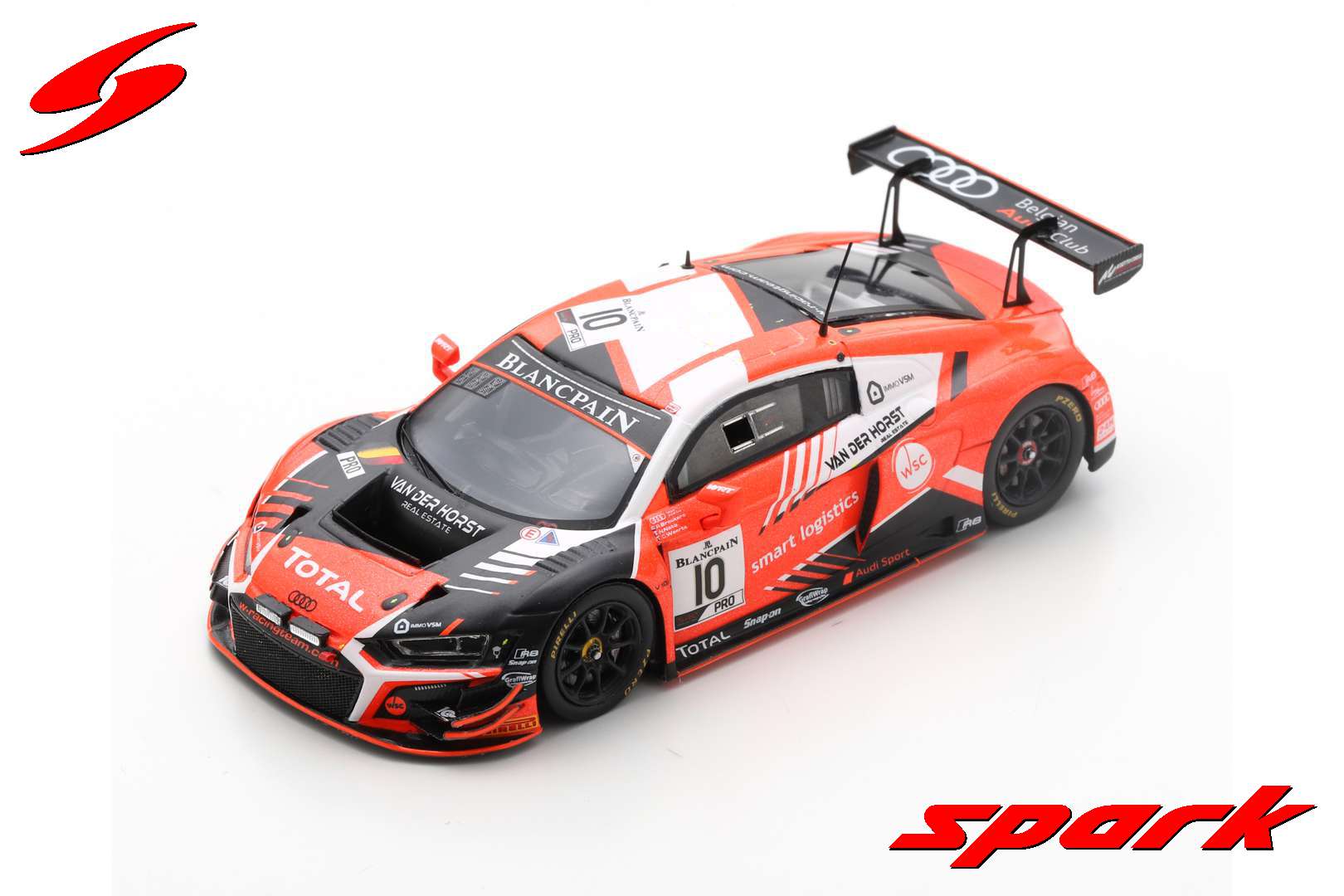 AUDI R8 LMS GT3 2019 NO.10 BELGIAN AUDI CLUB TEAM 