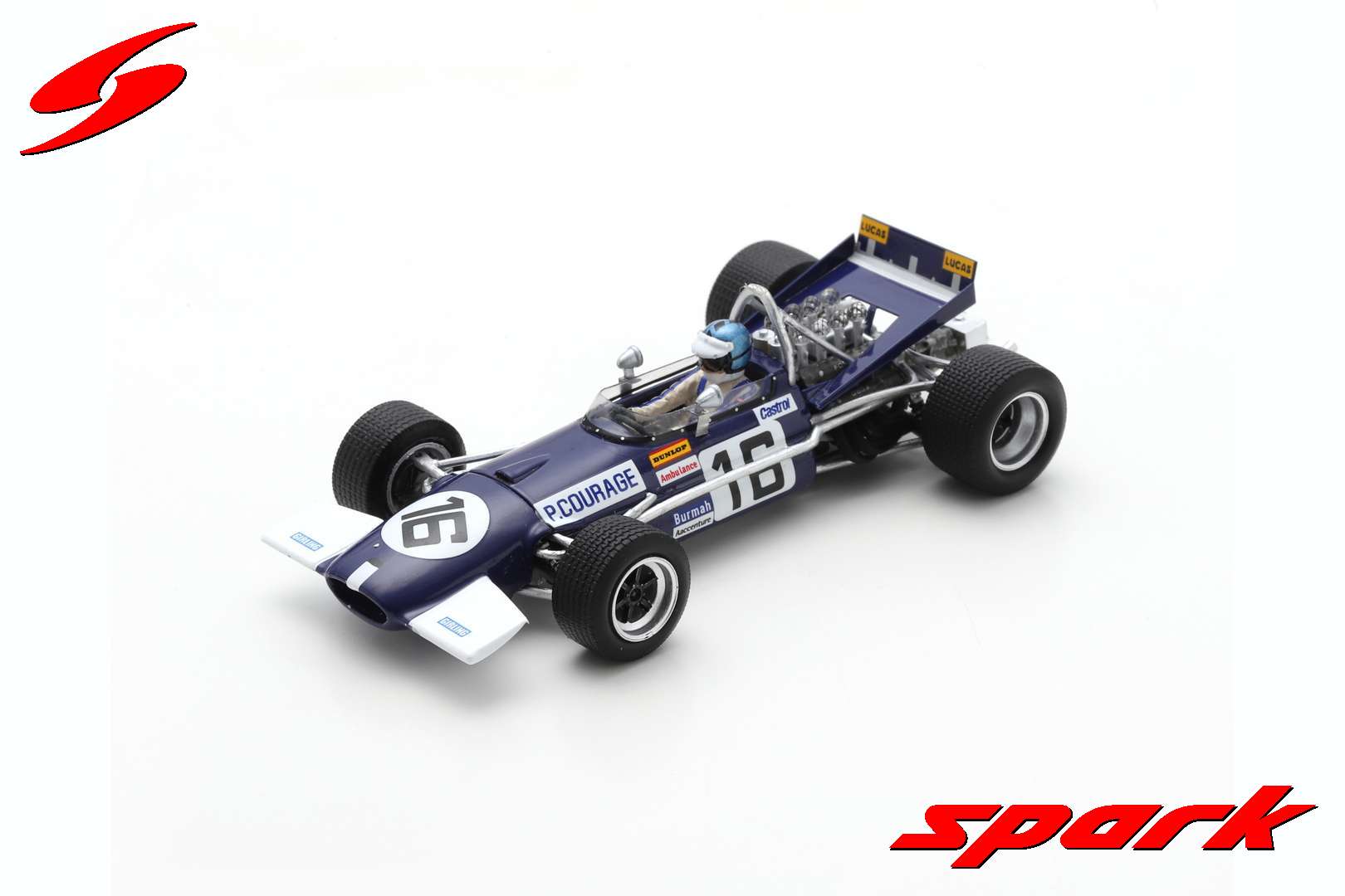 BRABHAM BT26A N°16 5th GP ANGLETERRE 1969 PIERS C