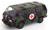 VOLKSWAGEN - T3 MINIBUS GERMAN ARMY AMBULANCE 1987 - MILTARY CAMOUFLAGE