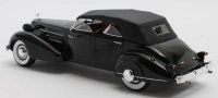 CADILLAC - V16 DUAL COWL SPORT PHEATON CABRIOLET CLOSED 1937 zwart