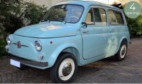 Fiat 500 Giardiniera 1964 Acquamarina Blauw