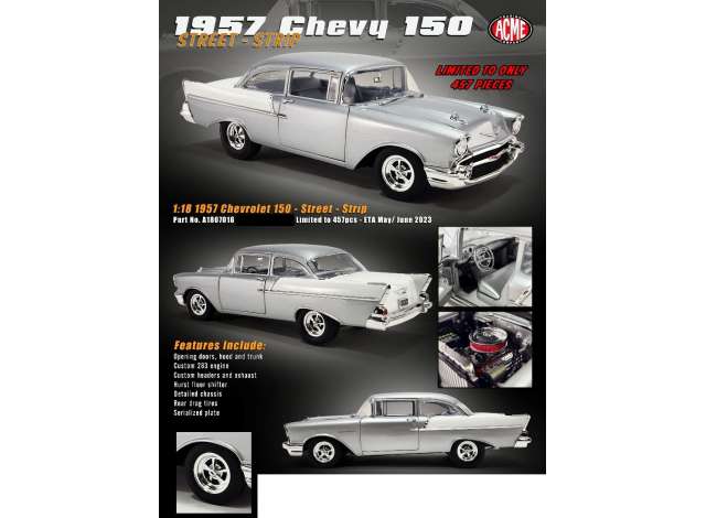 Chevrolet 150 *Street Strip*, grijs/wit 1957