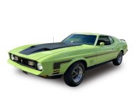 Ford Mustang Mach I, grabber lime green / 1971