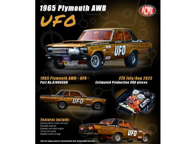 Plymouth AWB *UFO*, black/gold 1965