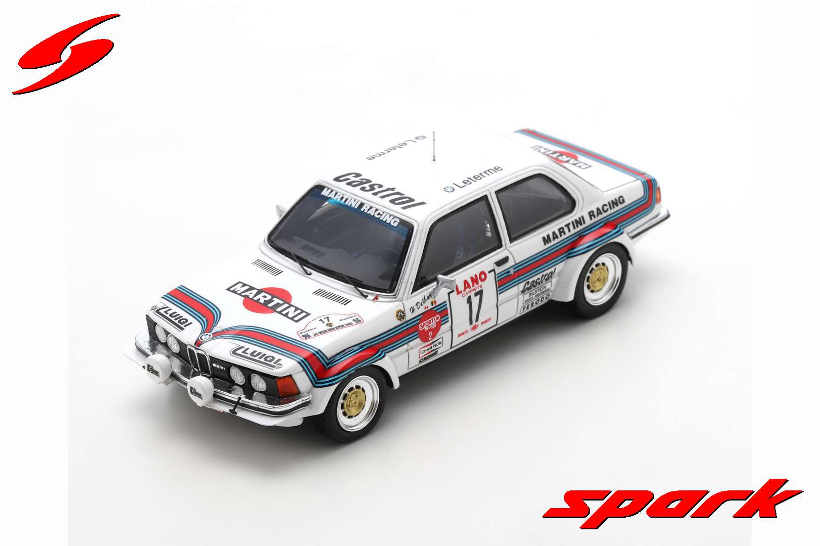 BMW 323I NO.17 YPRES 24H RALLY 1980 H. DELBAR - W.