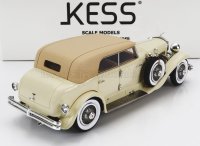 DUESENBERG - MODEL J TORPEDO BERLINE ROLLSTON 1932 - 2 TONE CREAM