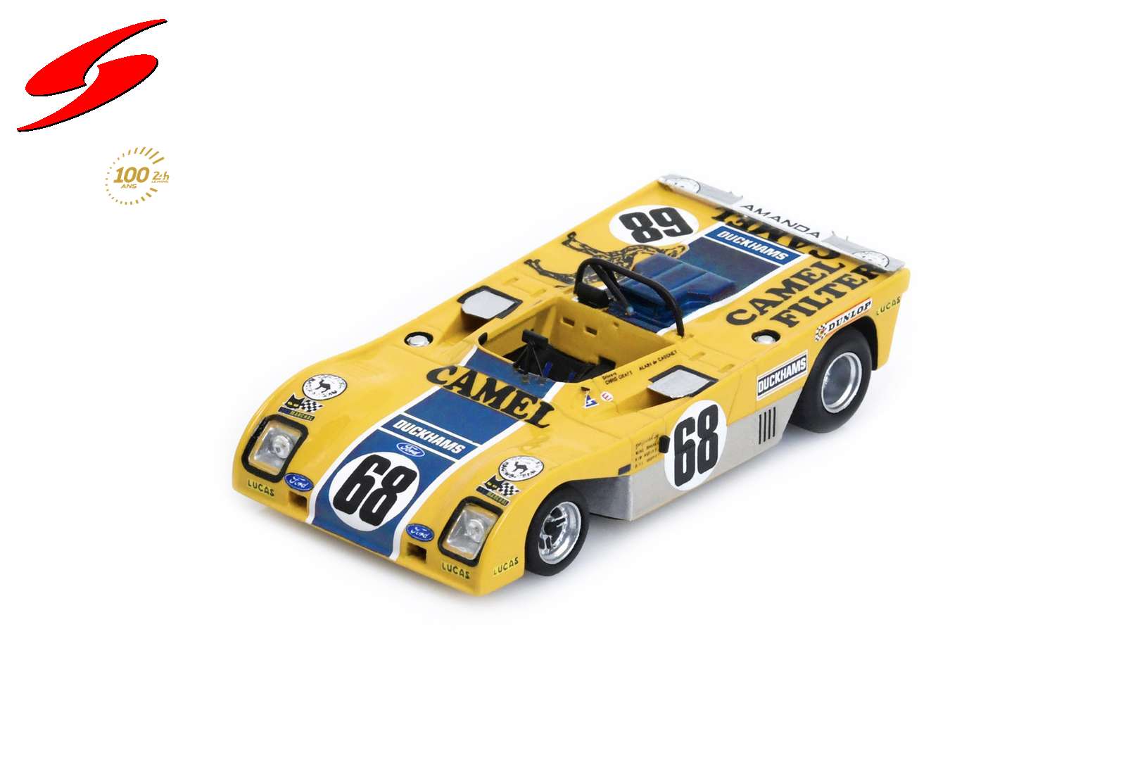 DUCKHAMS LM NO.68 12TH 24H LE MANS 1972 A. DE CADE