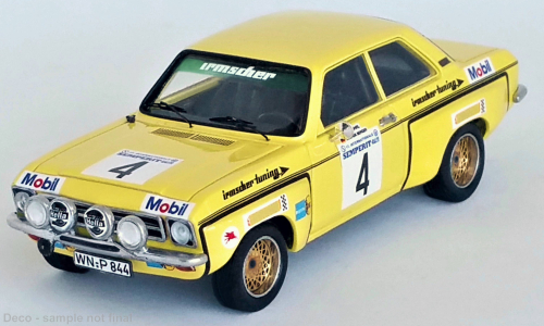 Opel Ascona A, No.4, Irmscher Tuning, Rallye EM, I