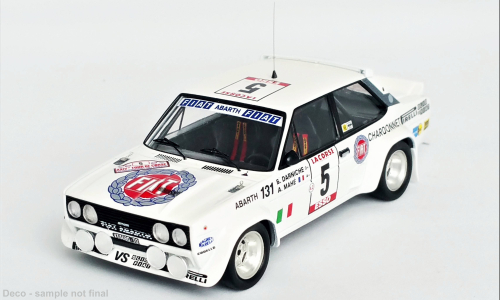 Fiat 131 Abarth, No.5, Rallye WM, Tour de Corse, B