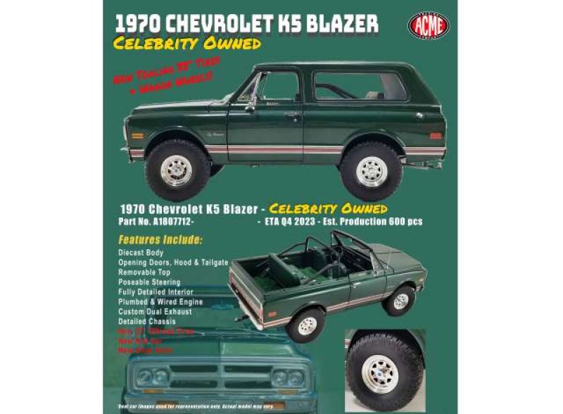Schaalmodel Chevrolet K5 Blazer With All New 33inch Tires & Wagon ...