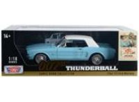 Ford Mustang Hard Top *James Bond Thunderball*, blue with white roof. 1964