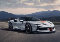 Ferrari SF90 XX Stradale Metallic Italian White And Flash Orange