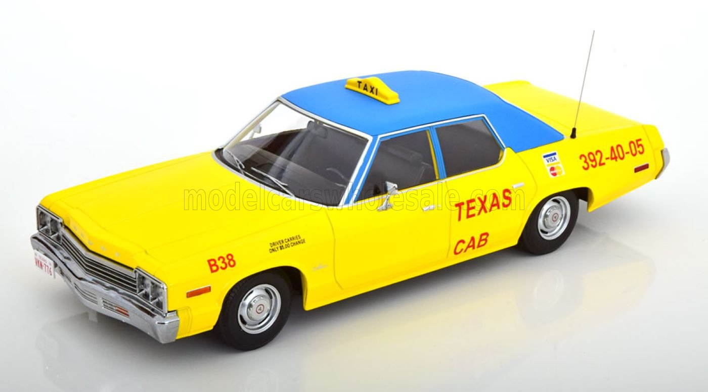 Modèle réduit Dodge - Monaco Taxi Texas Cab B38 1974 1/18 | Kk Scale