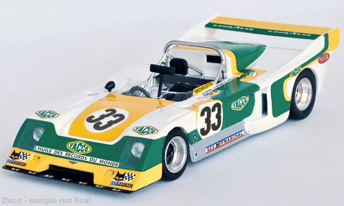 Chevron B36, RHD, No.33, 24h Le Mans, A.Dechelette