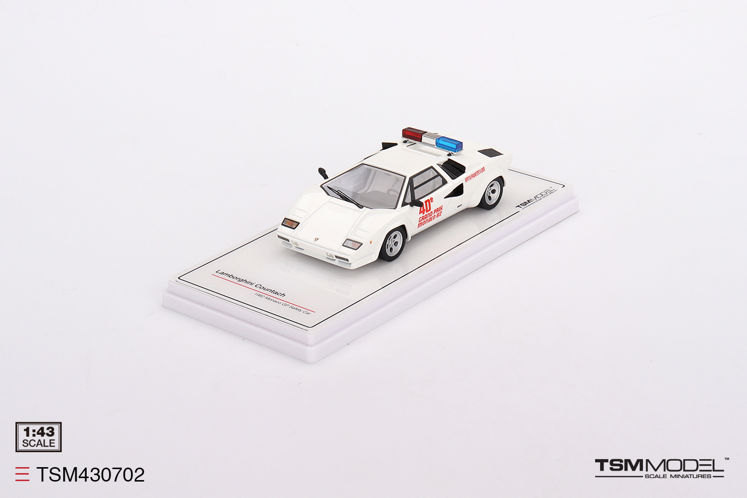 Lamborghini Countach 1982 Monaco GP Safety Car Wit