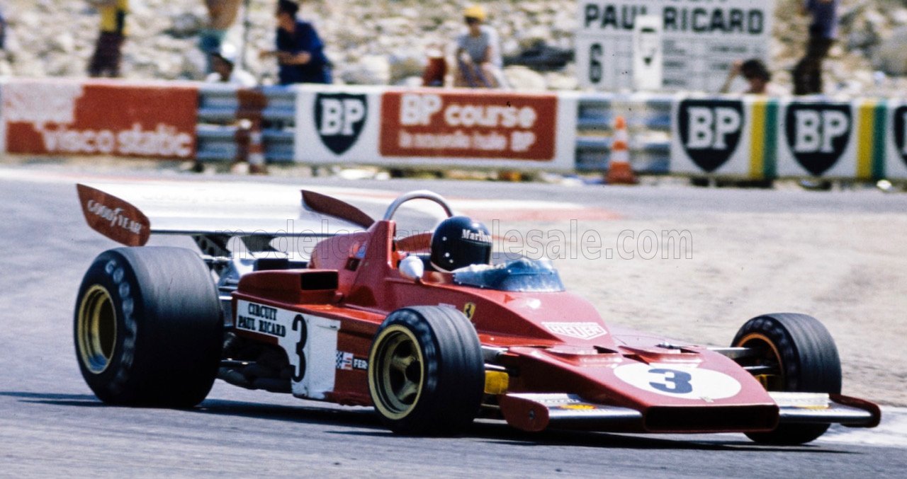 FERRARI - F1 312B3 N 3 5th FRENCH GP 1973 JACKY IC