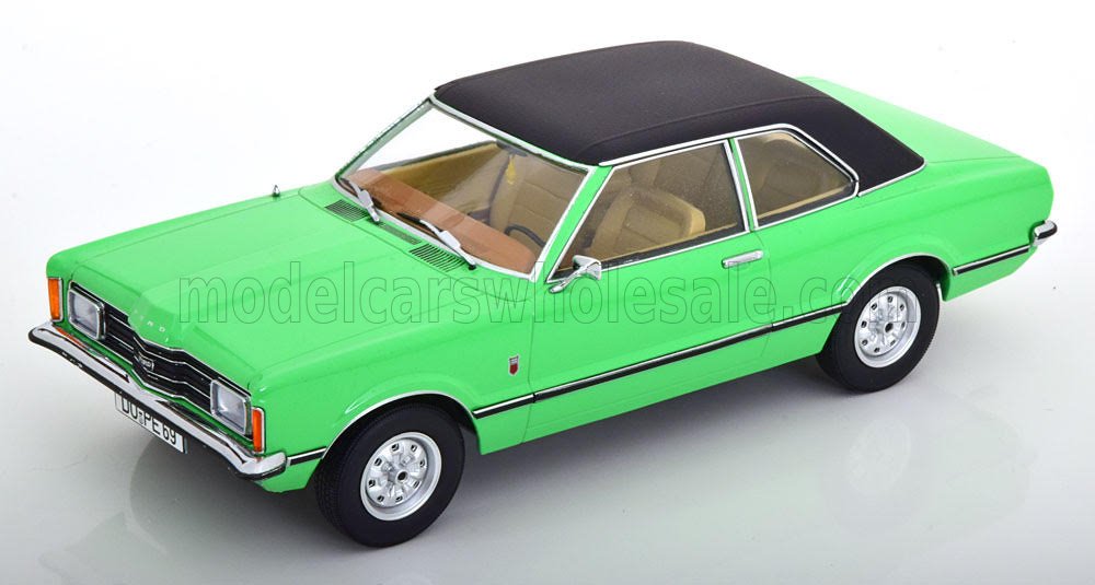 FORD  - TAUNUS GXL 1971 - LICHT GROEN MAT ZWART