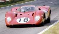 FERRARI - 312P COUPE TEAM SEFAC N 18 24h LE MANS (AFTER RACE VERSION) 1969 PEDRO RODRIGUEZ – DAVID PIPER