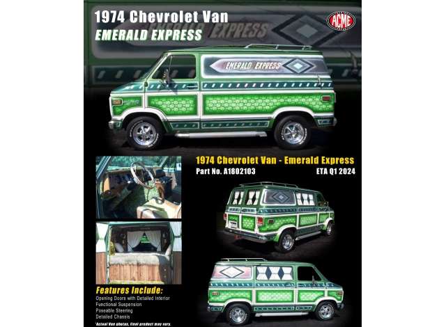 Chevrolet G-series Van *Emerald Express*, green/wh