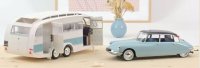 Citroën DS 19 1959 Blauw Nuage & Aubergine & Caravane Hénon