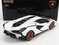 LAMBORGHINI - SIAN FKP 37 HYBRID 2020 - BLANC / NOIR