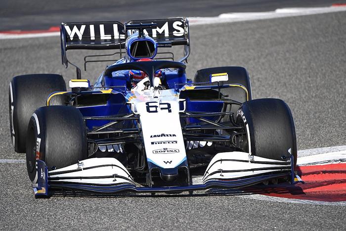 WILLIAMS RACING MERCEDES FW43B GEORGE RUSSELL 2ND 