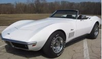 Chevrolet Corvette Convertible 1969 Blanc Can Am White