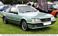 Opel Monza 2.5 E 1983 groen Beryll métallisée