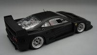 FERRARI - F40 LM PRESS VERSION 1996 - BBS SILVER WHEELS - MATT BLACK