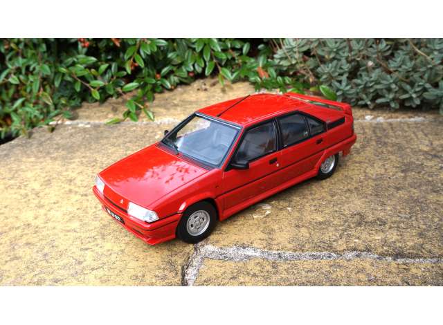 Citroen BX GTi, red with black interior