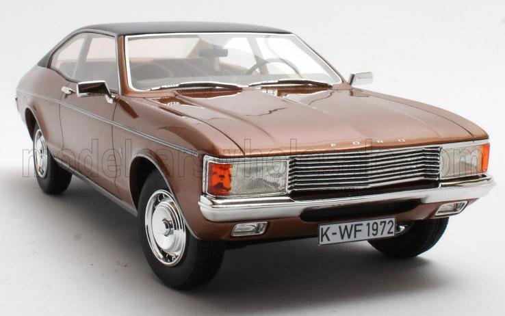 FORD ENGLAND - GRANADA MKI COUPE 1972 - BROWN MET