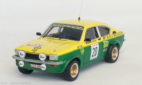 Opel Kadett C GT/E, No.20, Rallye Ypres, R.Tricot/