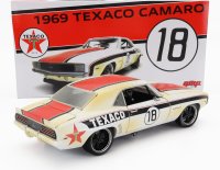 CHEVROLET - CAMARO RS COUPE N 18 TEXACO RACING 1969 - BLANC ROUGE NOIR