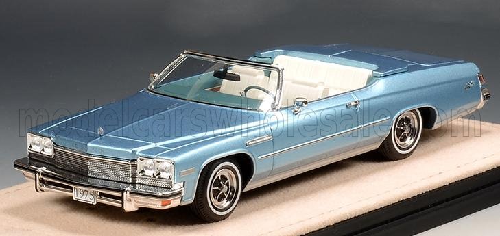 BUICK - LESABRE CUSTOM CONVERTIBLE OPEN 1975 - BLU