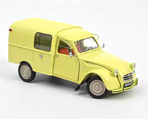 Citroën 2CV Fourgonnette AK350 1966 - Pastis geel