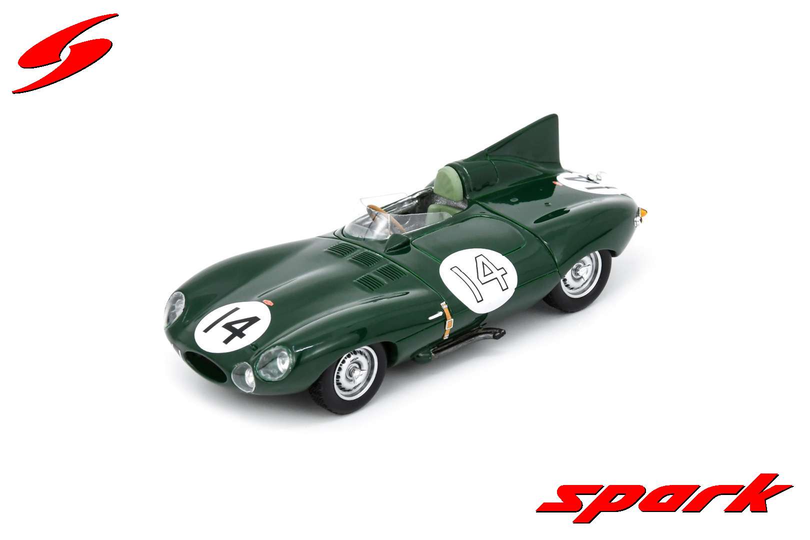 JAGUAR D NO.14 2ND LE MANS 24H 1954 T. ROLT - D. H